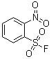 2-硝基苯磺酰氟分子结构 (CAS 433-98-7)