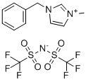 1-苄基-3-甲基-1H-咪唑-3-鎓双((三氟甲基)磺酰基)酰胺分子结构 (CAS 433337-24-7)