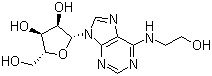 structure of CAS# 4338-48-1, N6-(2-羟乙基)腺苷