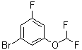 1-溴-3-氟-5-二氟甲氧基苯分子结构 (CAS 433939-28-7)