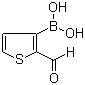 structure of CAS# 4347-31-3, 2-Formylthiophene-3-boronic acid