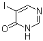 structure of CAS# 4349-07-9, 5-Iodo-4(3H)-pyrimidinone