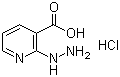 structure of CAS# 435342-14-6, 2-肼基-3-吡啶羧酸盐酸盐