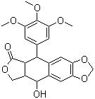 structure of CAS# 4354-76-1, Podophyllotoxin