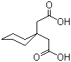 structure of CAS# 4355-11-7, 1,1-环己基二乙酸