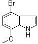 4-溴-7-甲氧基-1H-吲哚分子结构 (CAS 436091-59-7)