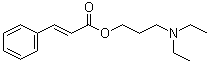 CAS 登录号：4361-80-2, 阿朴塞辛, 肉桂酸 3-(二乙基氨基)丙酯