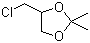 4-氯甲基-2,2-二甲基-1,3-二氧戊环分子结构 (CAS 4362-40-7)