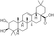structure of CAS# 4373-41-5, 山楂酸
