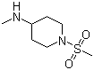 N-1-甲磺酰基-4-甲胺基哌啶分子结构 (CAS 438585-61-6)