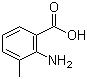 structure of CAS# 4389-45-1, 2-氨基-3-甲基苯甲酸