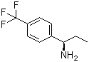 (R)-1-[4-(三氟甲基)苯基]丙胺分子结构 (CAS 439811-20-8)