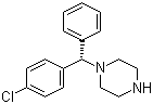 (S)-1-[(4-氯苯基)苯甲基]哌嗪分子结构 (CAS 439858-21-6)