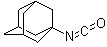 structure of CAS# 4411-25-0, 1-Adamantyl isocyanate