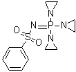 CAS 登录号：4411-74-9, N-[三(1-氮丙啶基)膦亚基]苯磺酰胺