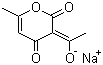 structure of CAS# 4418-26-2, 脱氢醋酸钠