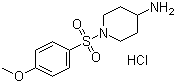 CAS # 442124-65-4, 1-(4-Methoxybenzenesulfonyl)piperidin-4-ylamine hydrochloride