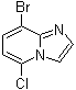 8-溴-5-氯咪唑并[1,2-a]吡啶分子结构 (CAS 442127-52-8)