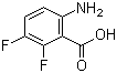 2,3-二氟-6-氨基苯甲酸分子结构 (CAS 442134-72-7)