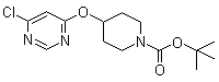 4-[(6-氯嘧啶-4-基)氧基]哌啶-1-羧酸叔丁酯分子结构 (CAS 442199-19-1)