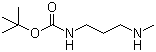 2-(甲基氨基)丙基氨基甲酸叔丁酯分子结构 (CAS 442514-22-9)
