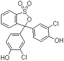 structure of CAS# 4430-20-0, 氯酚红