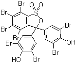 structure of CAS# 4430-25-5, 四溴酚蓝