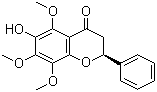CAS 登录号：4431-42-9, 异柄苣素, 6-羟基-5,7,8-三甲氧基黄烷酮