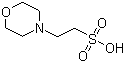 structure of CAS# 4432-31-9, 4-Morpholineethanesulfonic acid