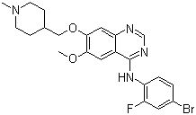 structure of CAS# 443913-73-3, Vandetanib