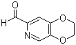 2,3-二氢[1,4]二恶并[2,3-c]吡啶-7-甲醛分子结构 (CAS 443955-90-6)