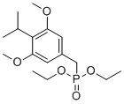 二乙基(4-异丙基-3,5-二甲氧基苄基)膦酸酯分子结构 (CAS 443982-76-1)