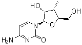 3'-脱氧-3'-甲基-胞苷分子结构 (CAS 444020-09-1)
