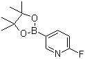 2-氟吡啶-5-硼酸频哪醇酯分子结构 (CAS 444120-95-0)