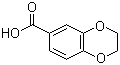 structure of CAS# 4442-54-0, 1,4-Benzodioxane-6-carboxylic acid