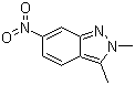 2,3-二甲基-6-硝基吲唑分子结构 (CAS 444731-73-1)