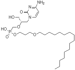 Brincidofovir分子结构 (CAS 444805-28-1)