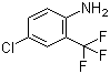 structure of CAS# 445-03-4, 2-Amino-5-chlorobenzotrifluoride