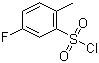structure of CAS# 445-05-6, 5-氟-2-甲基苯磺酰氯