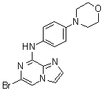 CAS # 445263-72-9, 6-Bromo-N-[4-(4-morpholinyl)phenyl]imidazo[1,2-a]pyrazin-8-amine