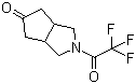2-三氟乙酰基-5-氧代六氢环戊并[c]吡咯分子结构 (CAS 445389-16-2)