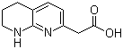 5,6,7,8-四氢-1,8-萘啶-2-乙酸分子结构 (CAS 445490-61-9)