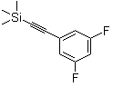 1,3-二氟-5-[2-(三甲基硅烷基)乙炔基]苯分子结构 (CAS 445491-09-8)