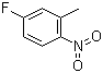structure of CAS# 446-33-3, 5-Fluoro-2-nitrotoluene