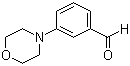 3-吗啉基苯甲醛分子结构 (CAS 446866-87-1)