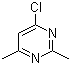 structure of CAS# 4472-45-1, 4-氯-2,6-二甲基嘧啶