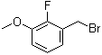 2-氟-3-甲氧基溴苄分子结构 (CAS 447463-56-1)