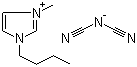 1-丁基-3-甲基咪唑鎓二氰胺盐分子结构 (CAS 448245-52-1)
