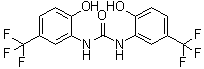structure of CAS# 448895-37-2, 1,3-Bis(2-hydroxy-5-trifluoromethylphenyl)urea