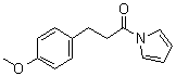 3-(4-甲氧基苯基)-1-(1H-吡咯-1-基)-1-丙酮分子结构 (CAS 448905-82-6)